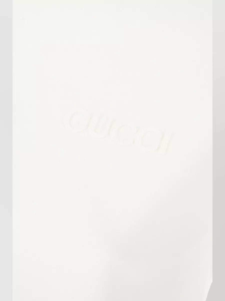 Gucci Cotton T Shirt Short Sleeves Contrast Collar