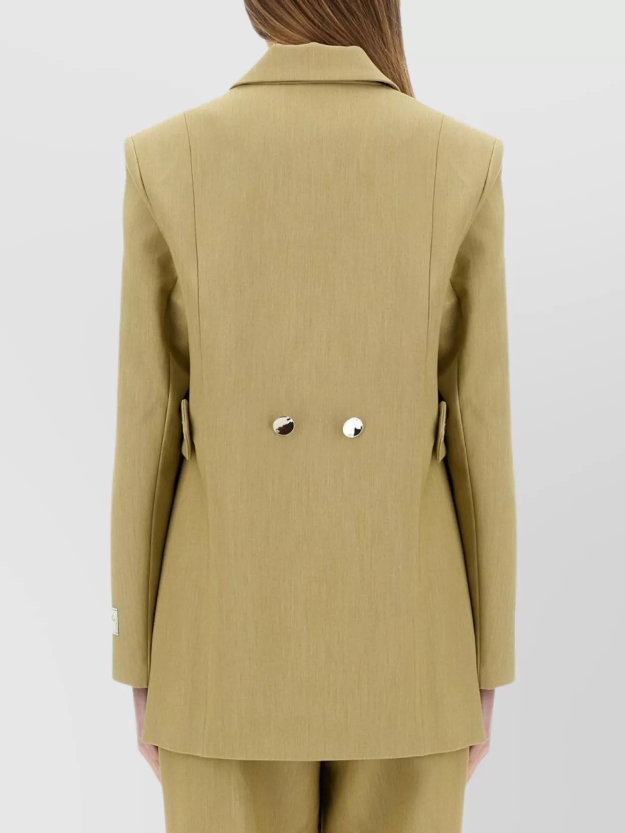 Ganni Twill Fabric Tailored Jacket