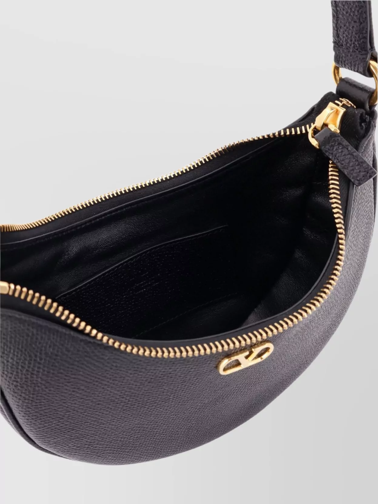 Valentino Garavani Vlogo Signature Leather Shoulder Bag