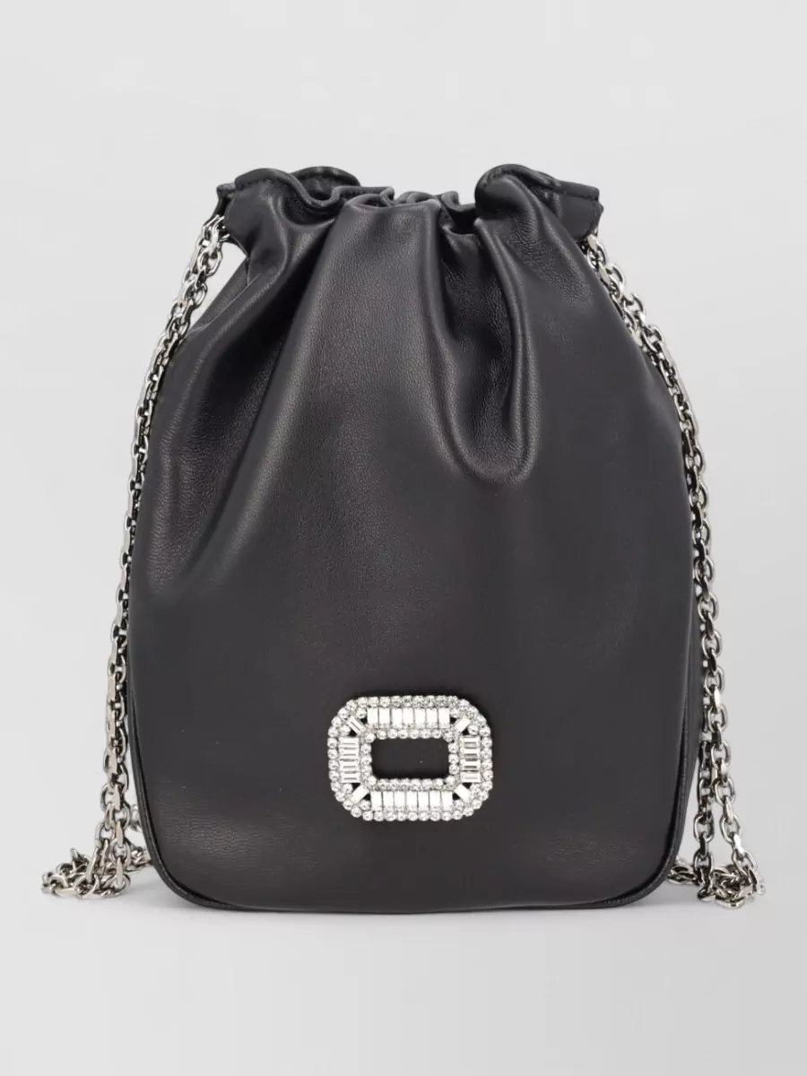 Roger Vivier Lamb leather bucket bag