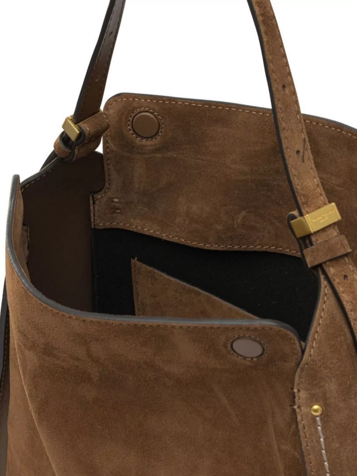 Gianni Chiarini Suede Finish Shoulder Bags With Adjustable Strap