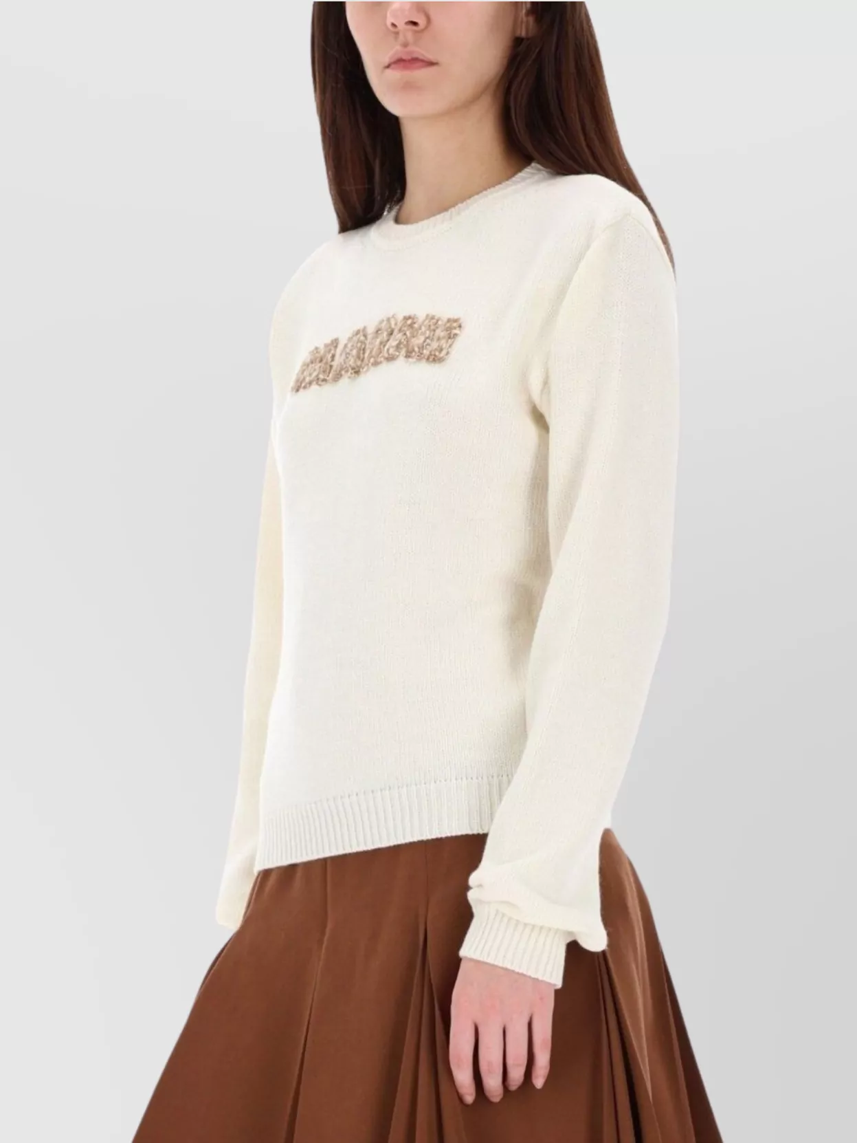 Marni Logo Knit Sweater Crew Neck