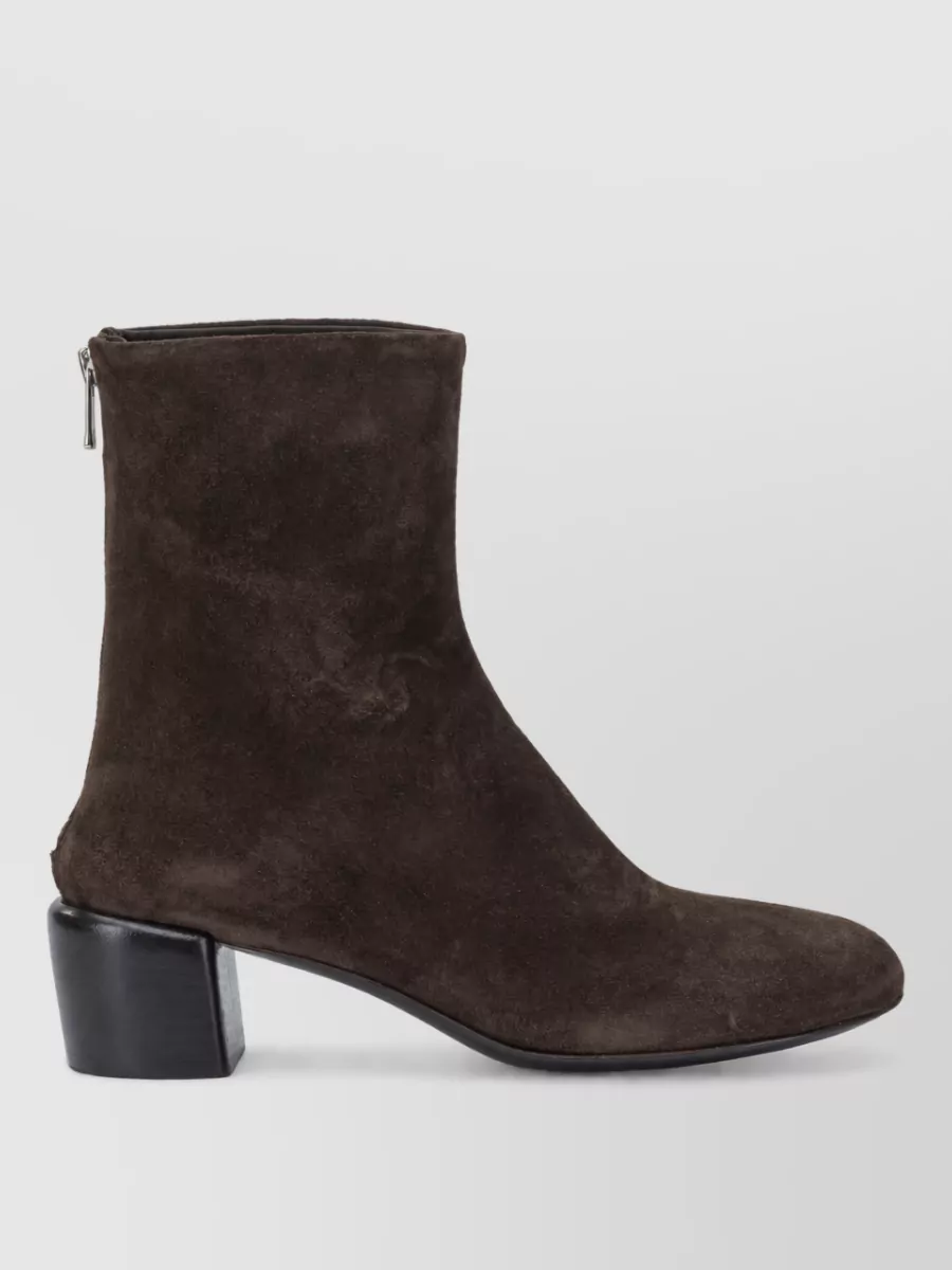 Officine Creative Leather Zippered Ankle Boots