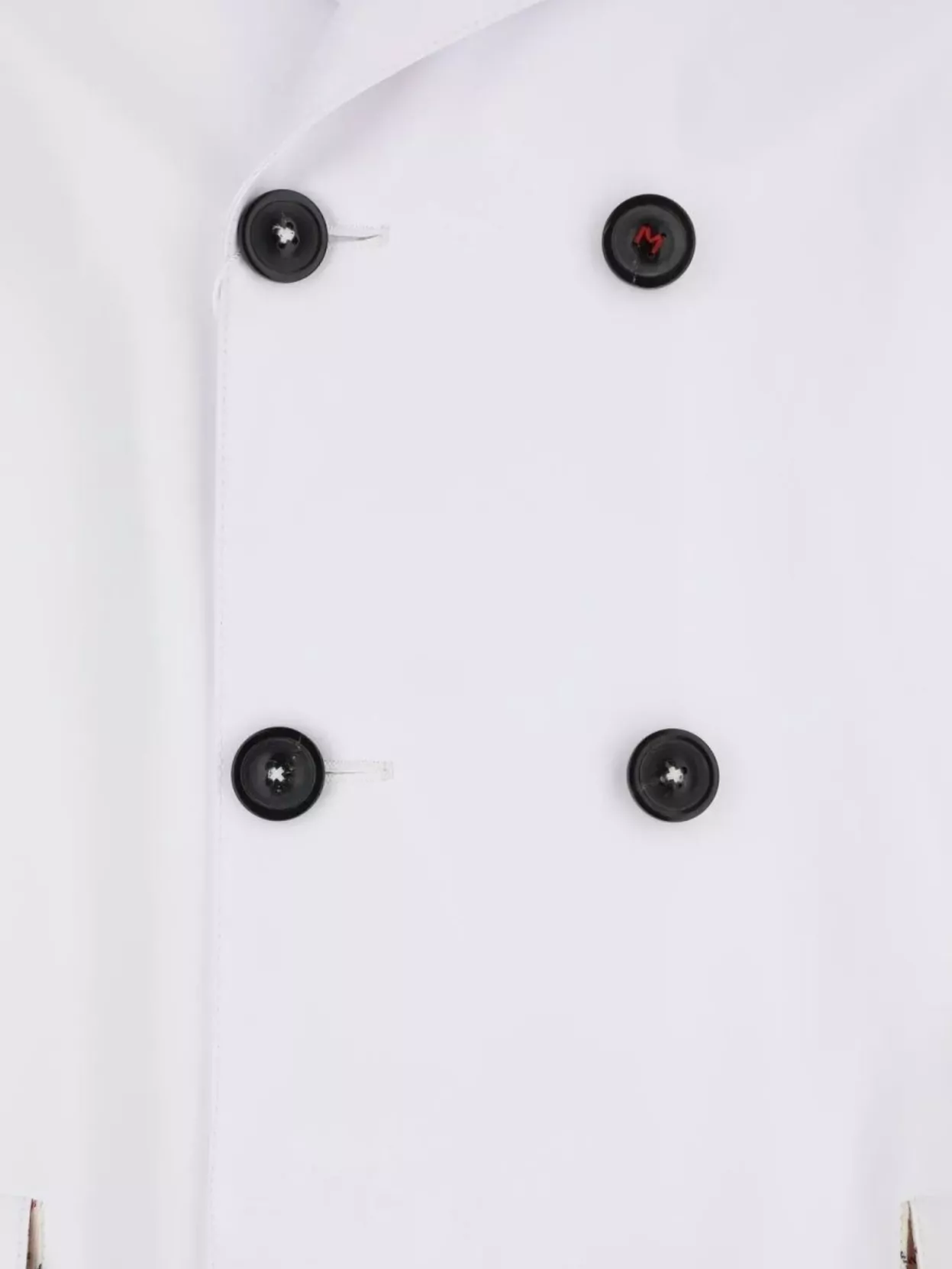 Maison Margiela Double-Breasted Pvc Trench Coat