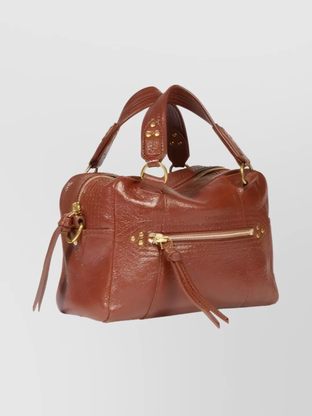 Jérôme Dreyfuss Jerome Dreyfuss Bag Lucky Bowling Mini In Brown