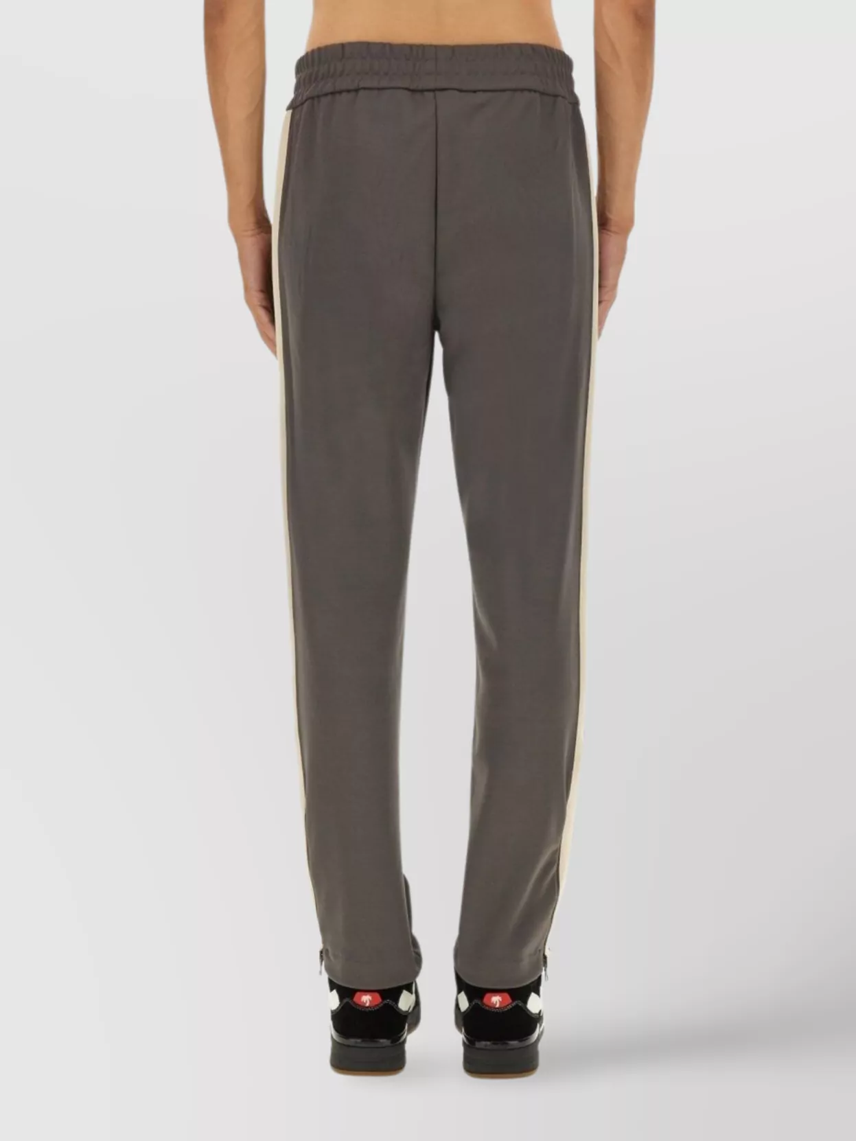 Palm Angels Comfortable Trousers With Side Stripe Detail