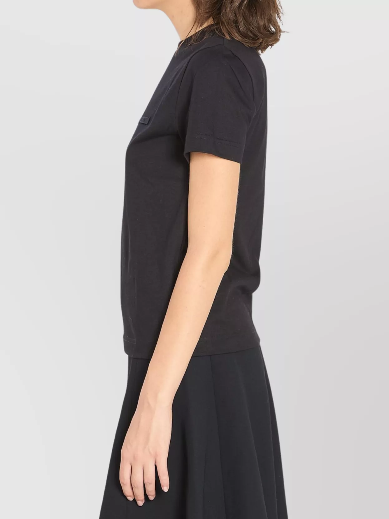Jacquemus Crew Neck Slim Fit Cotton T-shirt In Blue