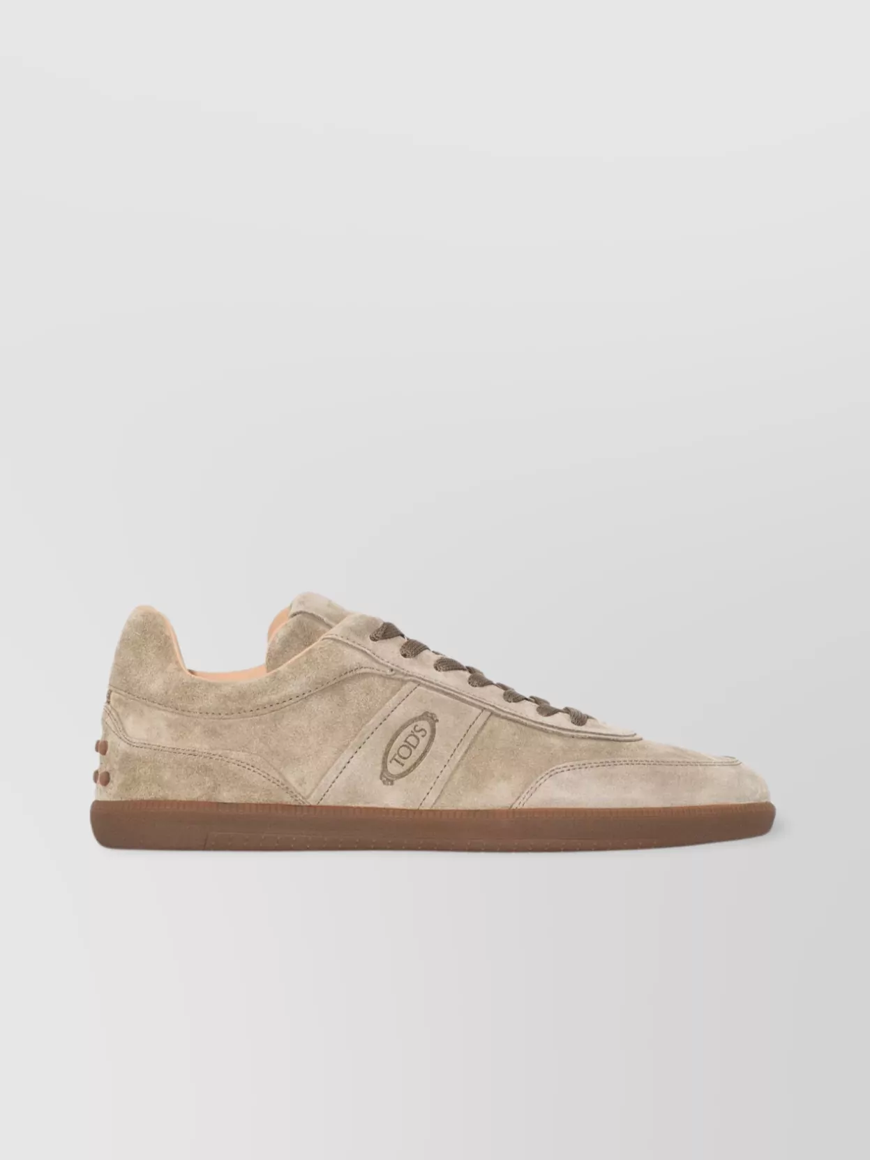 Shop Tod's Tabs Round Toe Sneakers