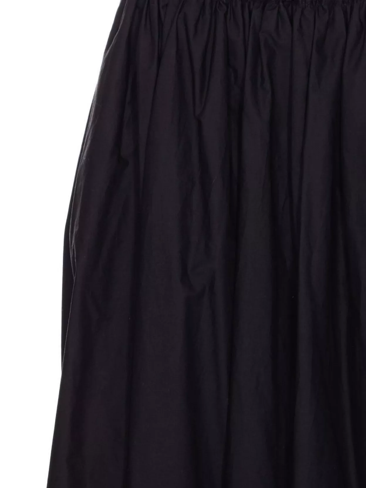 PINKO ELASTICIZED WAIST MIDI LENGTH WIDE SKIRT