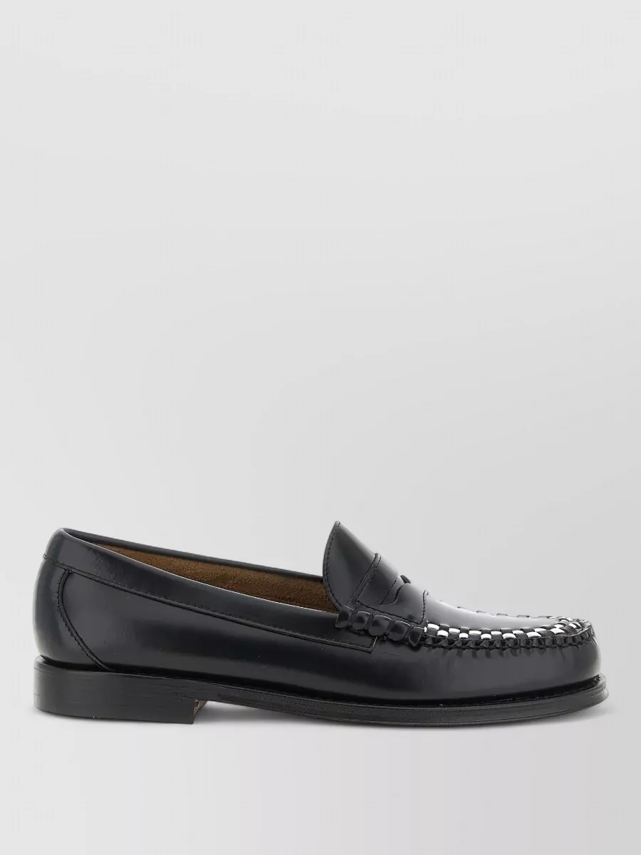 G.h. Bass Leather Weave Loafers