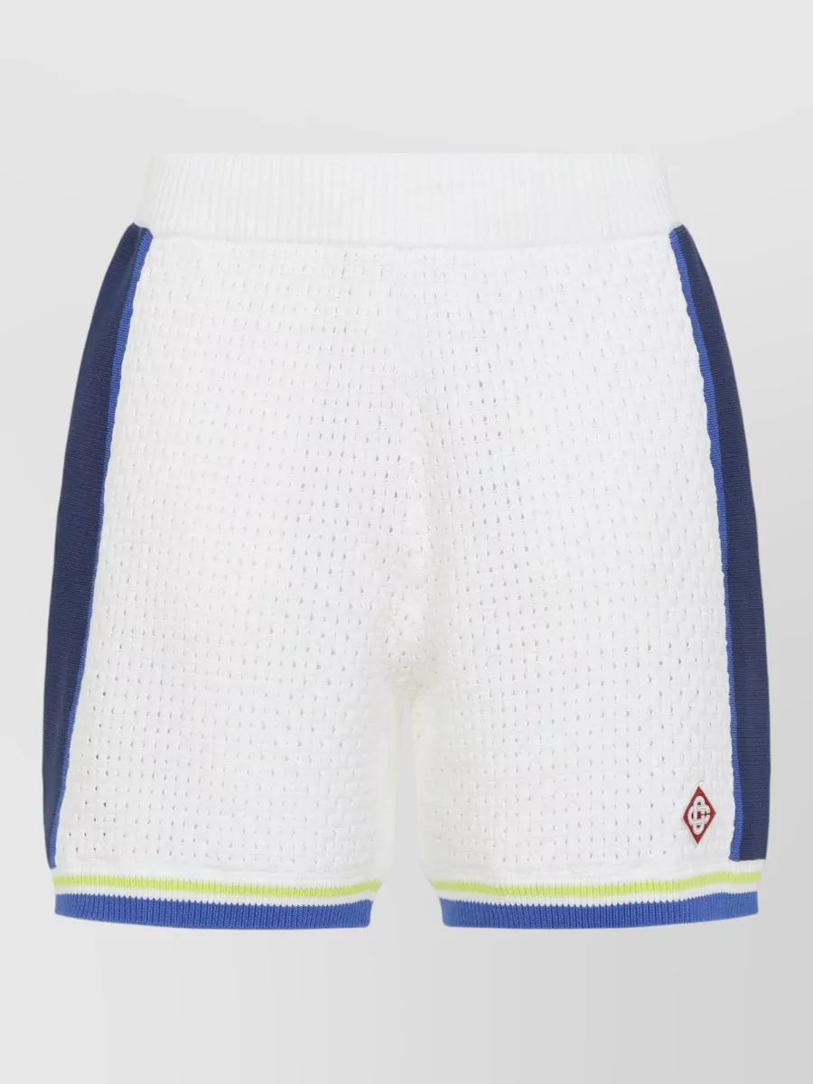 Casablanca Crochet Swim Shorts