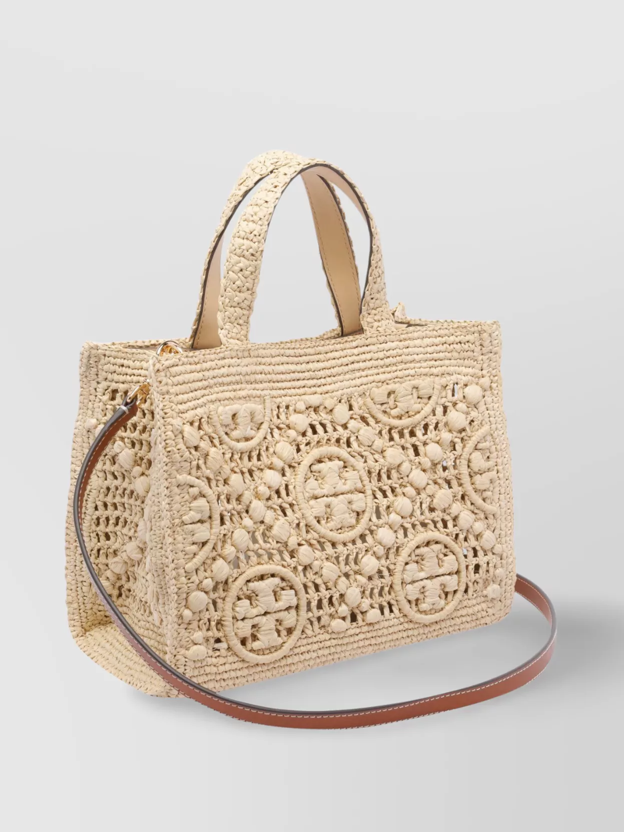 Tory Burch Monogram Tote Bag Crochet Design