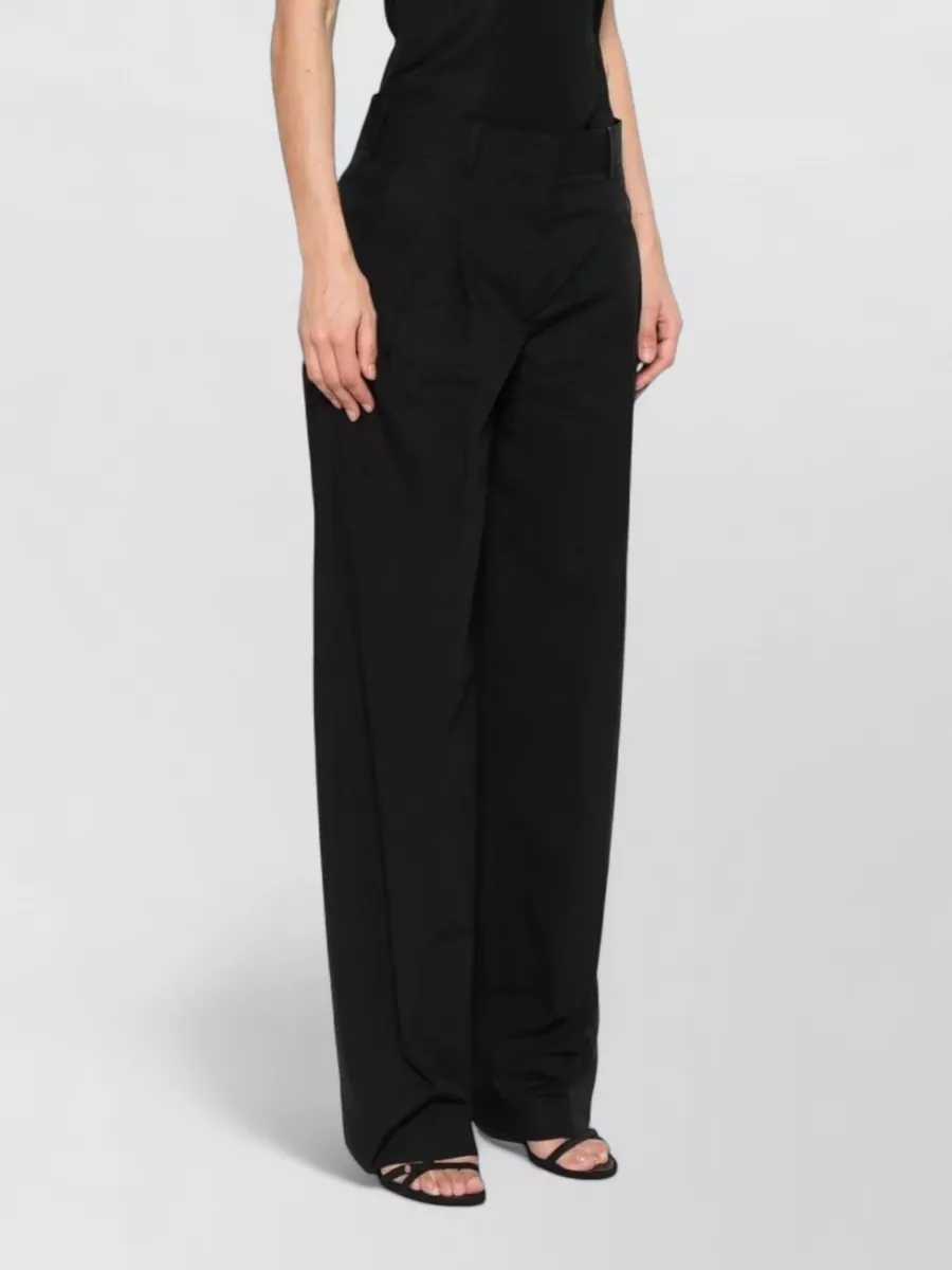 Cellar Door Cotton Wide-Leg Trousers