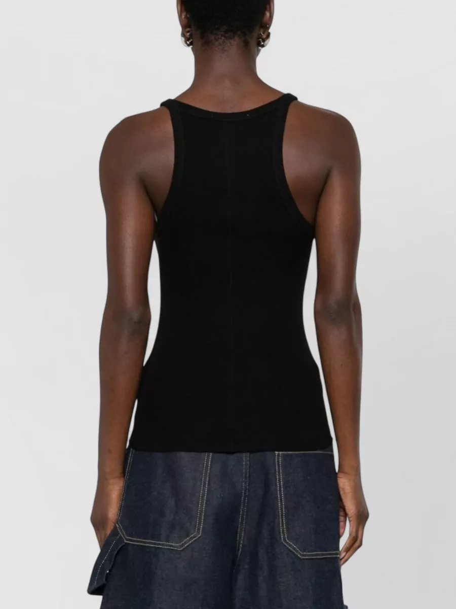 Iro Palisso Cotton Tank Racerback Scoop Neck