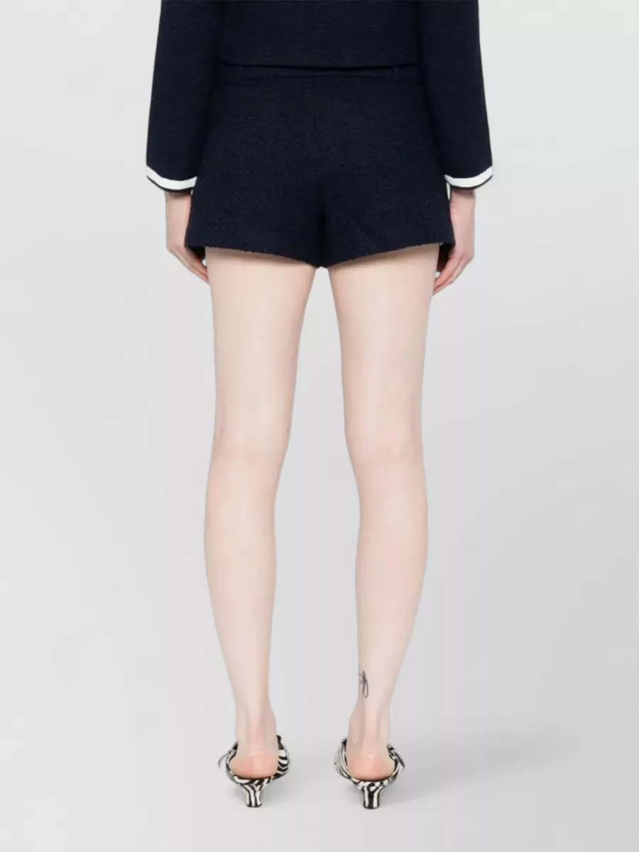 Self-Portrait Bouclé Mini Skort