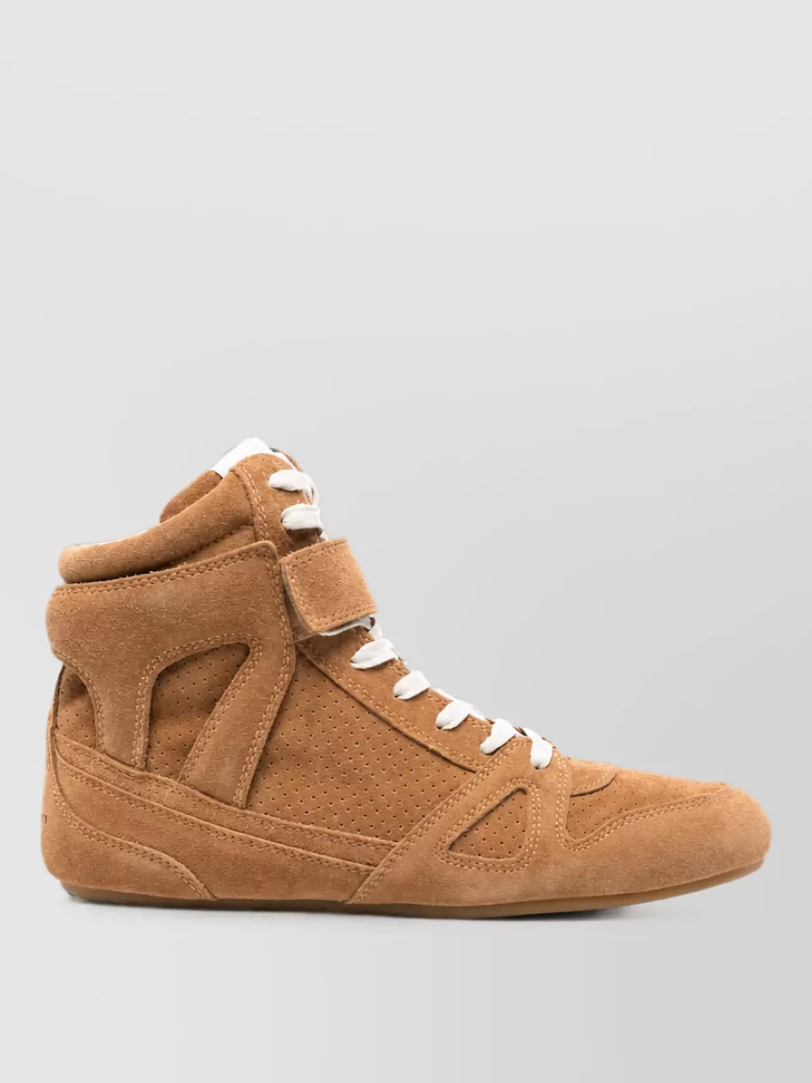 Isabel Marant Leather High-Top Sneakers