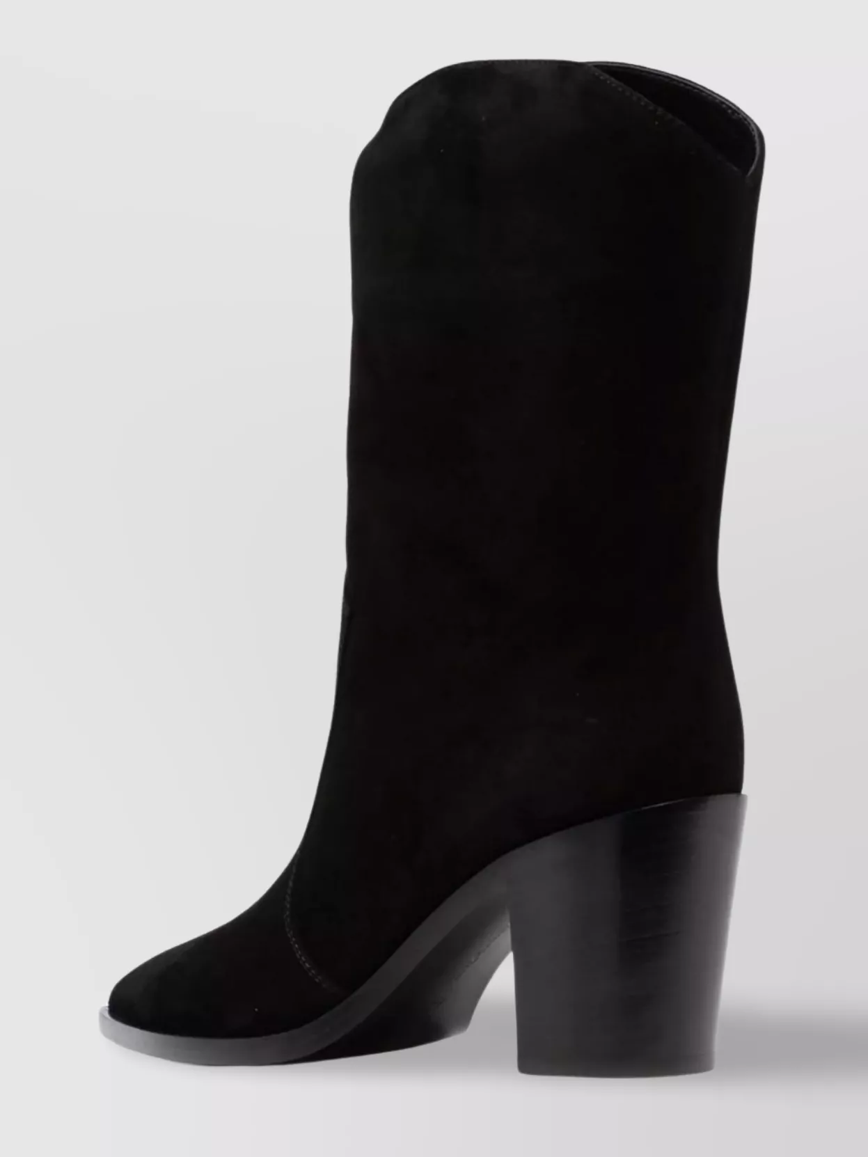 Gianvito Rossi Heel Block Mid-calf Pointed Toe Boots