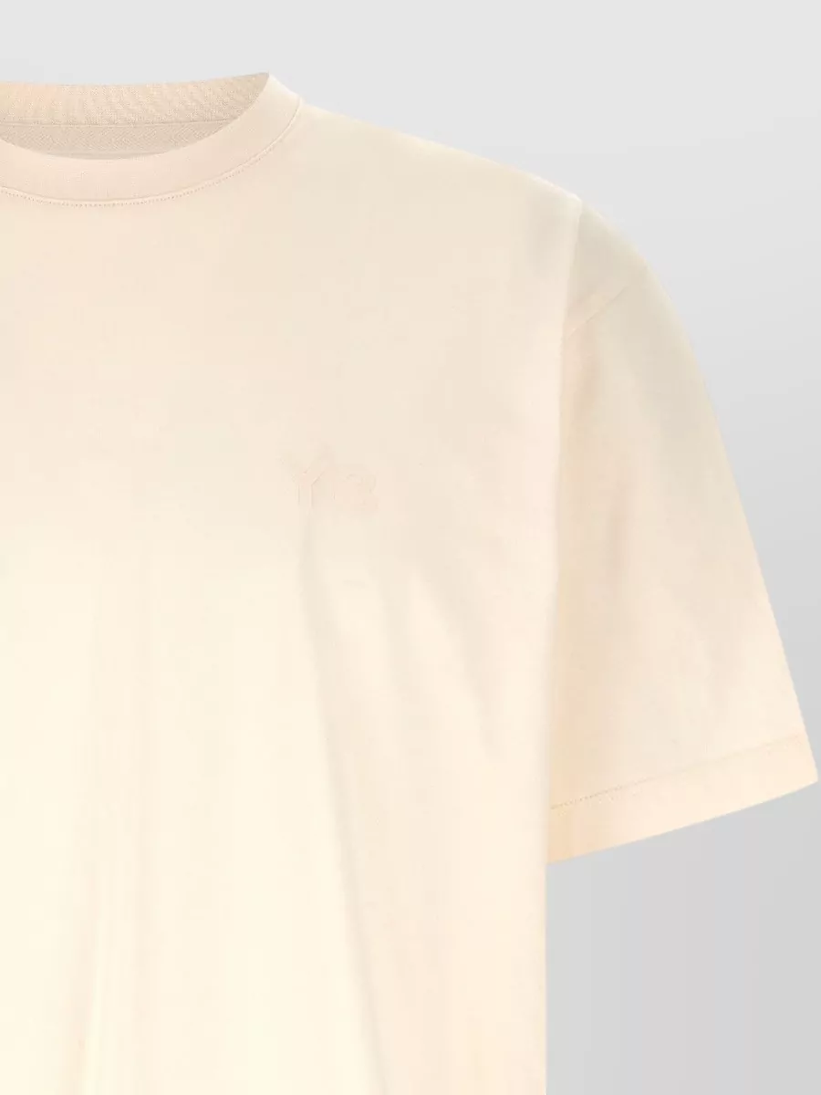 Y-3 Regular Logo Crew Neck Short Sleeve T-Shirt