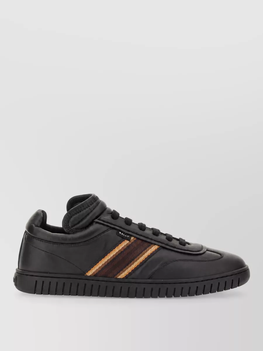 Bally Leather Lace-Up Sneakers