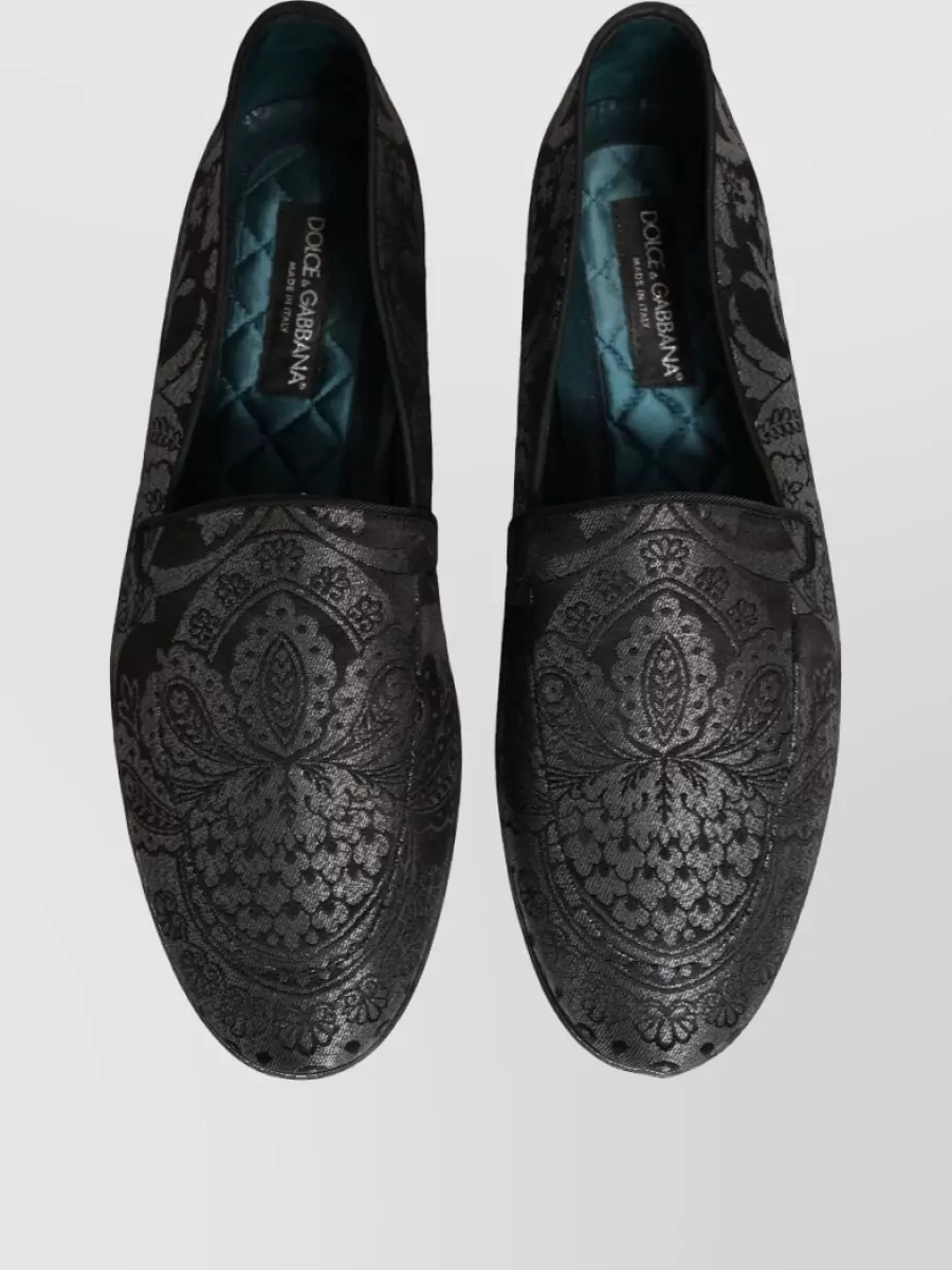 Dolce&Gabbana Leather Slip-On Slippers
