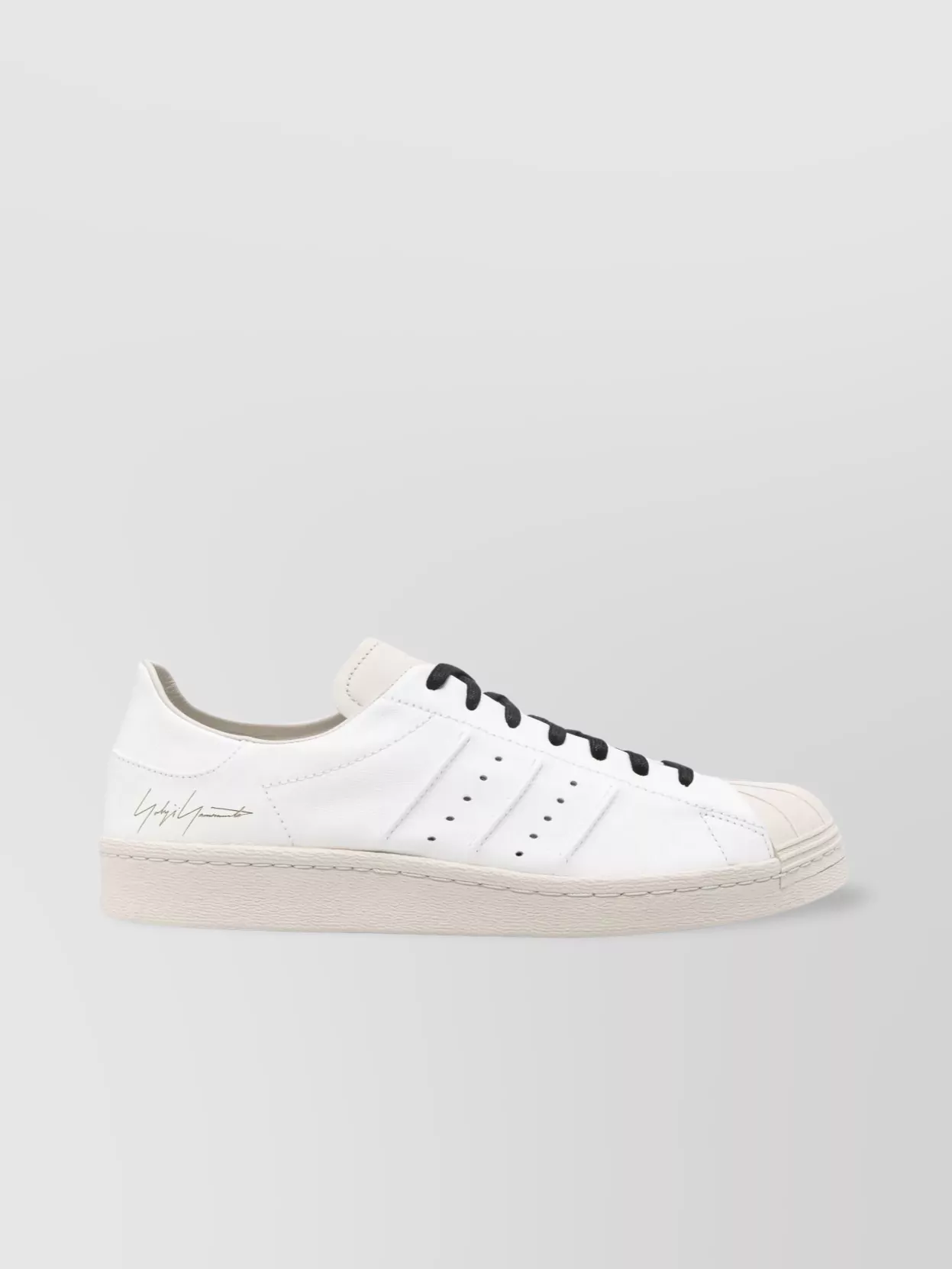 Y-3 Round Toe Rubber Sole Sneakers