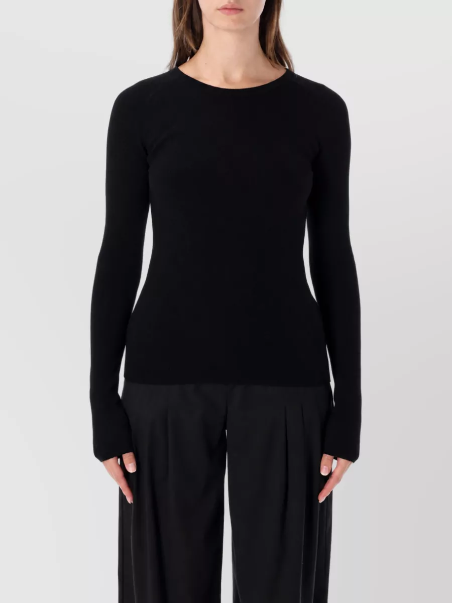 Rhea Costa ribbed wool crew neck t-shirt