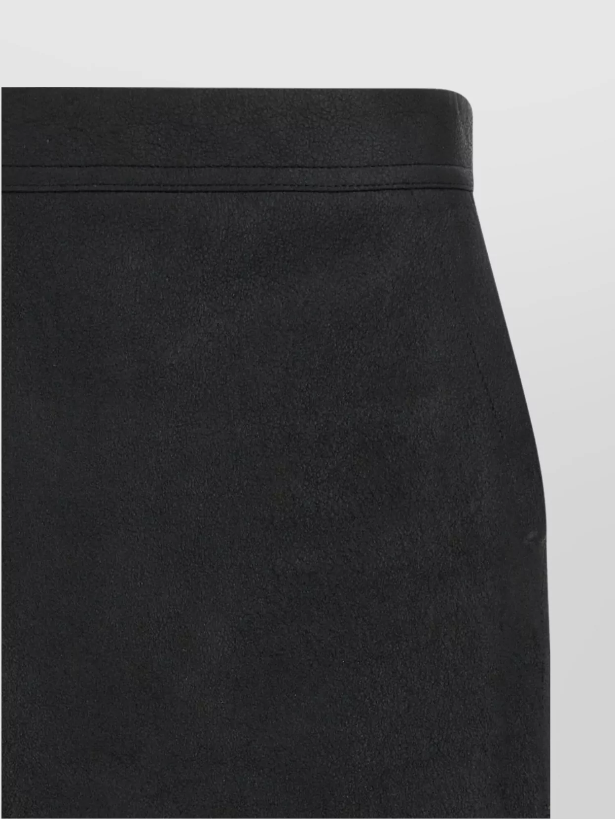 Rick Owens Layered Side Slit Mini Skirt In Multi