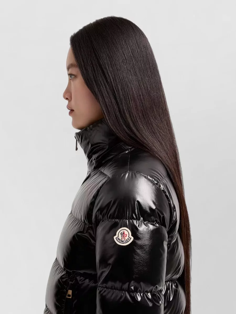 Moncler Down Hooded Short Parka Coat