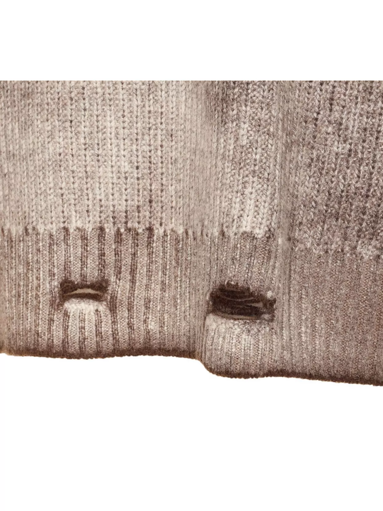 Represent Long Sleeve Crewneck Knitwear With Ribbed Texture