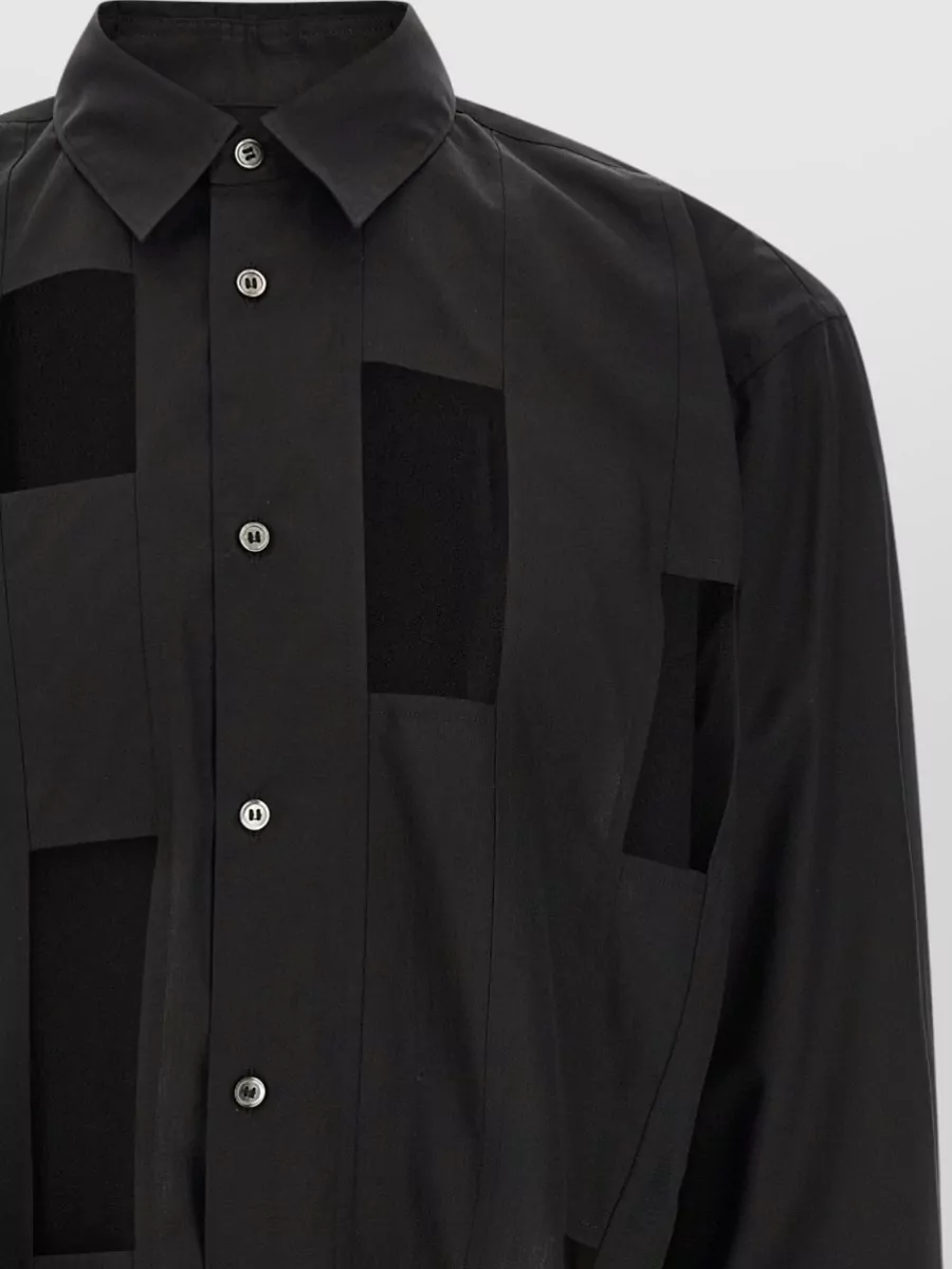 Comme Des Garçons Cotton Asymmetric Cutout Shirt
