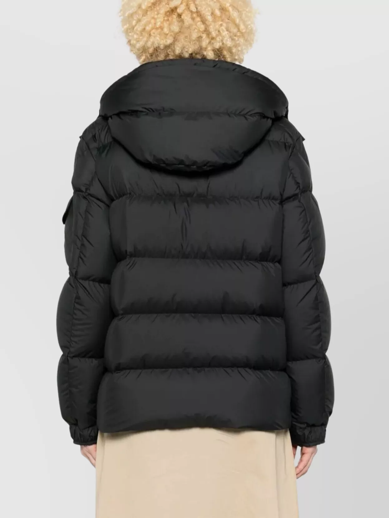 Moncler Padded Short Jacket Hood Attached
