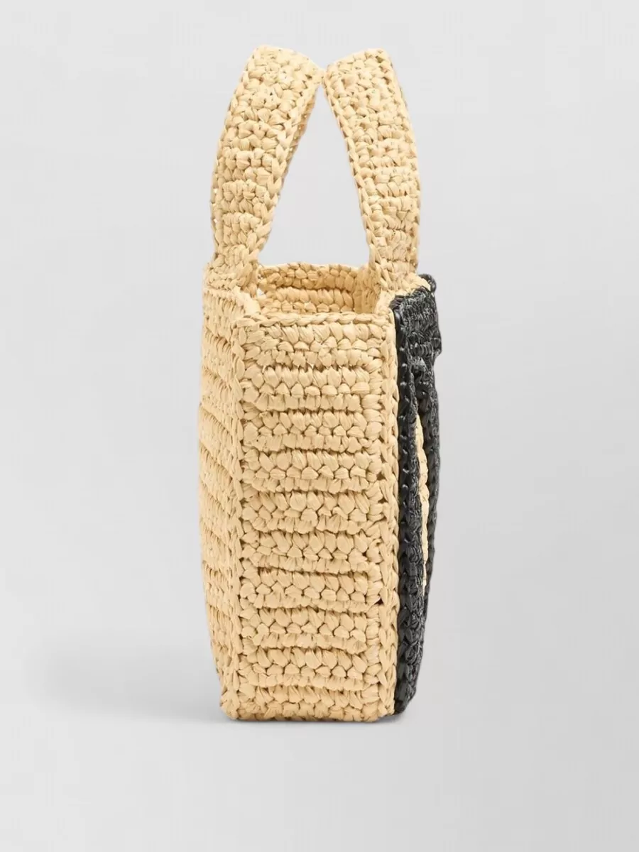 Valentino Garavani Mini Bag Woven Texture Two Top Handles