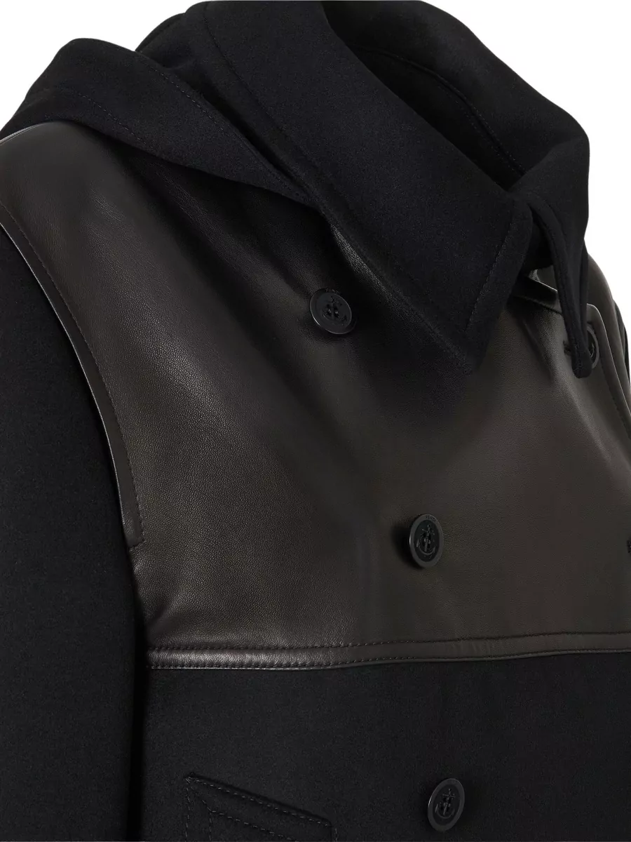 Fendi Wool Double-Breasted Fitted Jacket