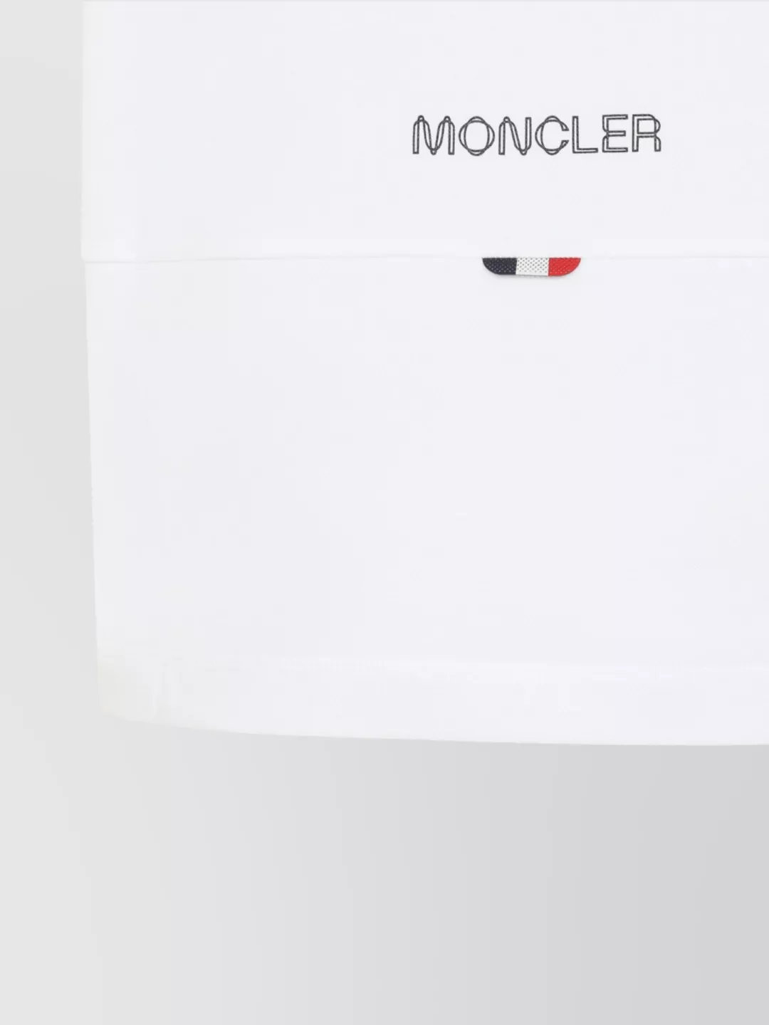 Moncler Short Sleeves Cotton Polo Shirt
