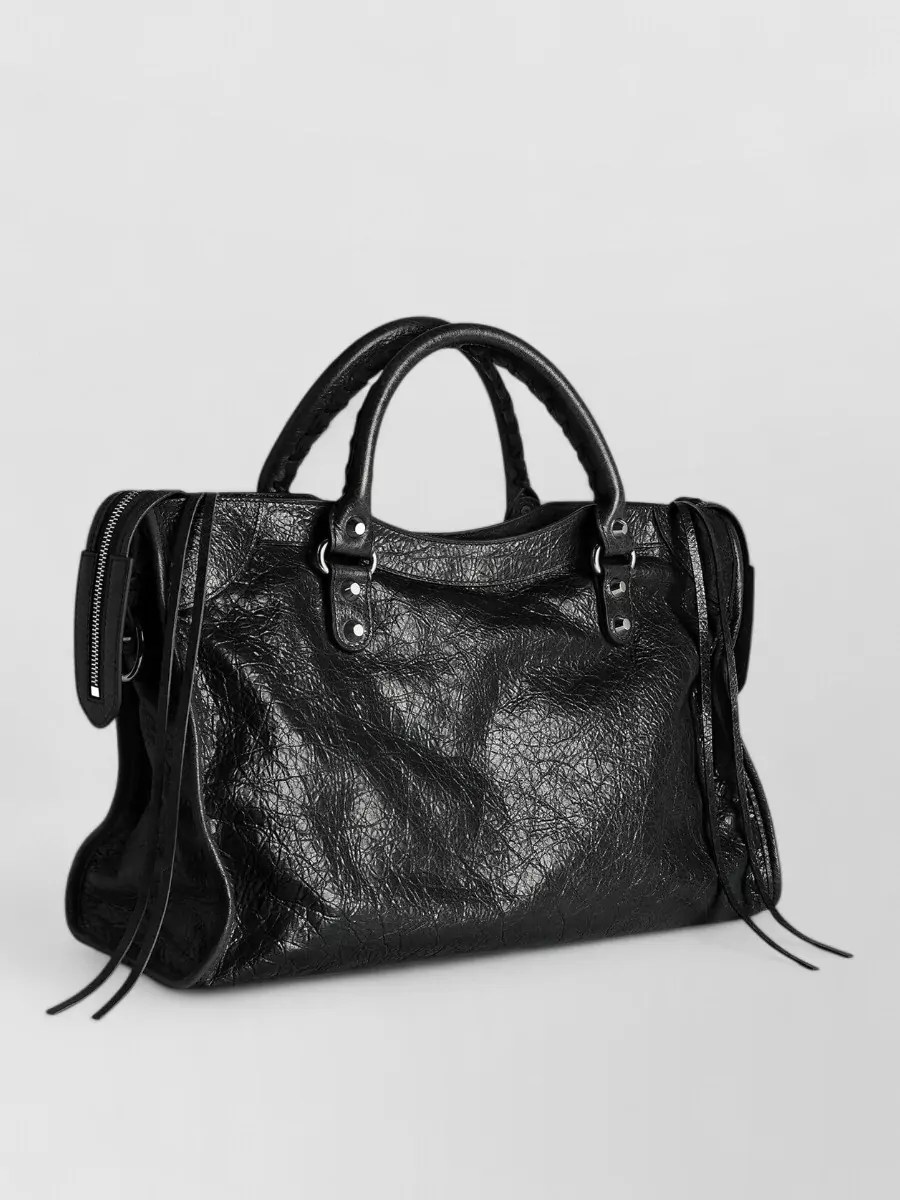 Balenciaga le city medium leather tote bag