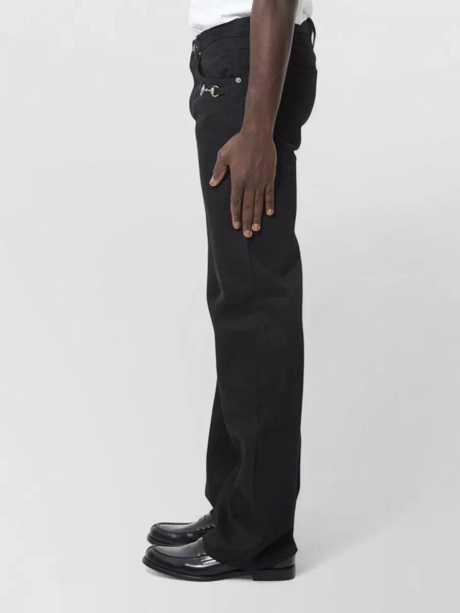 Gucci Cotton Mid-Rise Flared Jeans