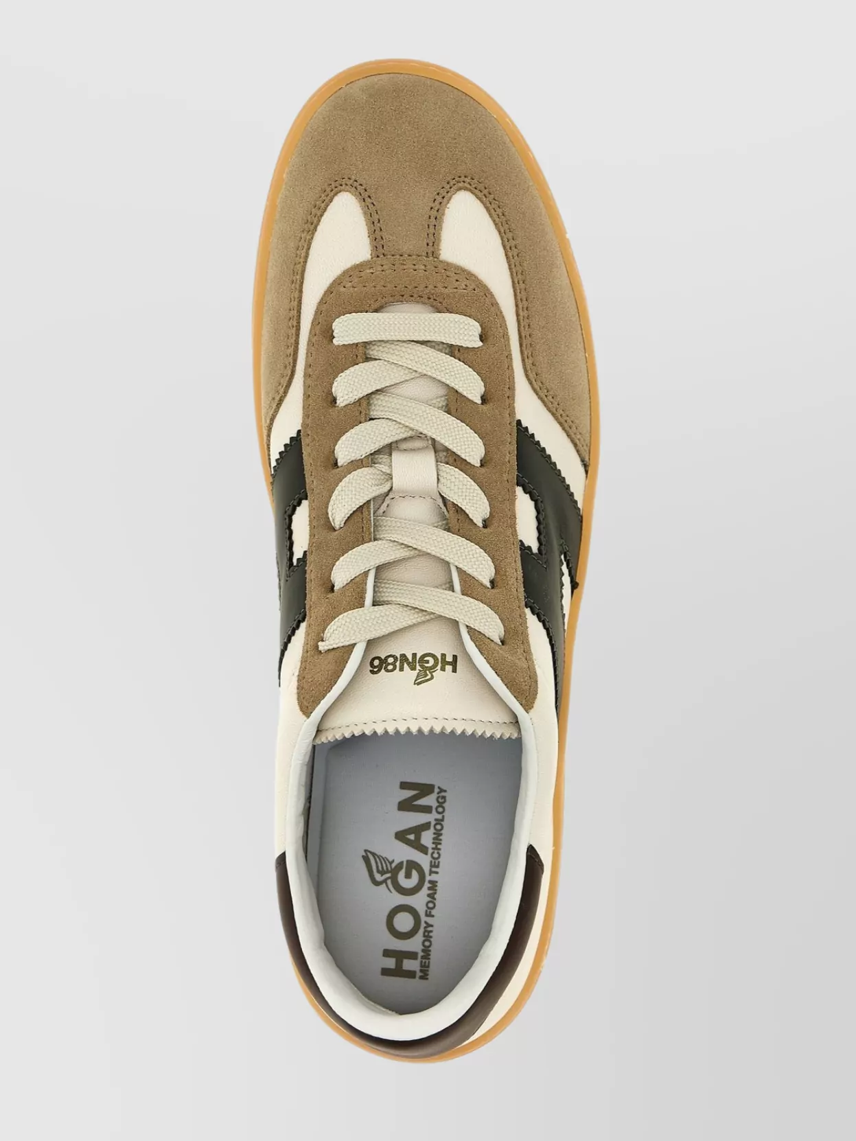 Hogan Stylish Sneakers With Contrast Panels And Rubber Sole