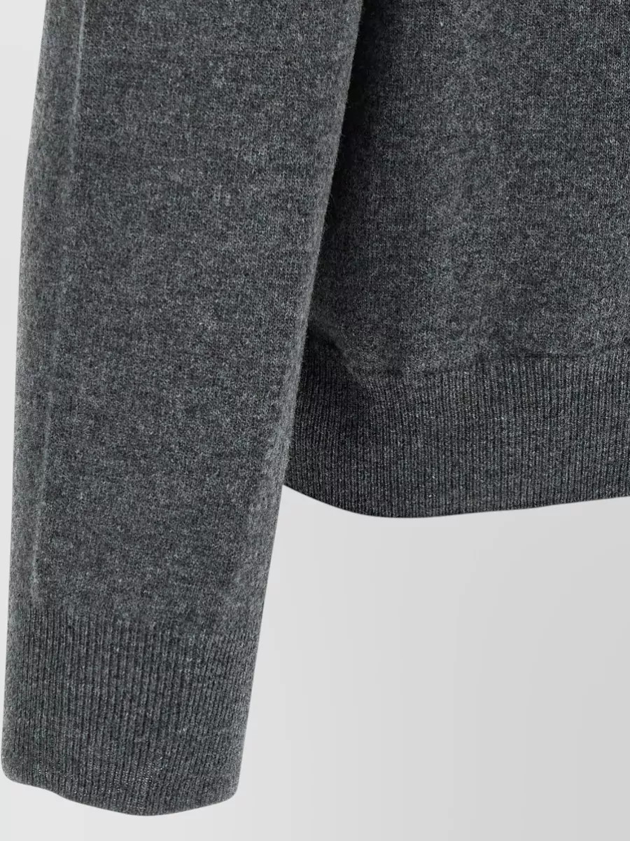 Maison Margiela V Neck Sweater Featuring Four Stitches