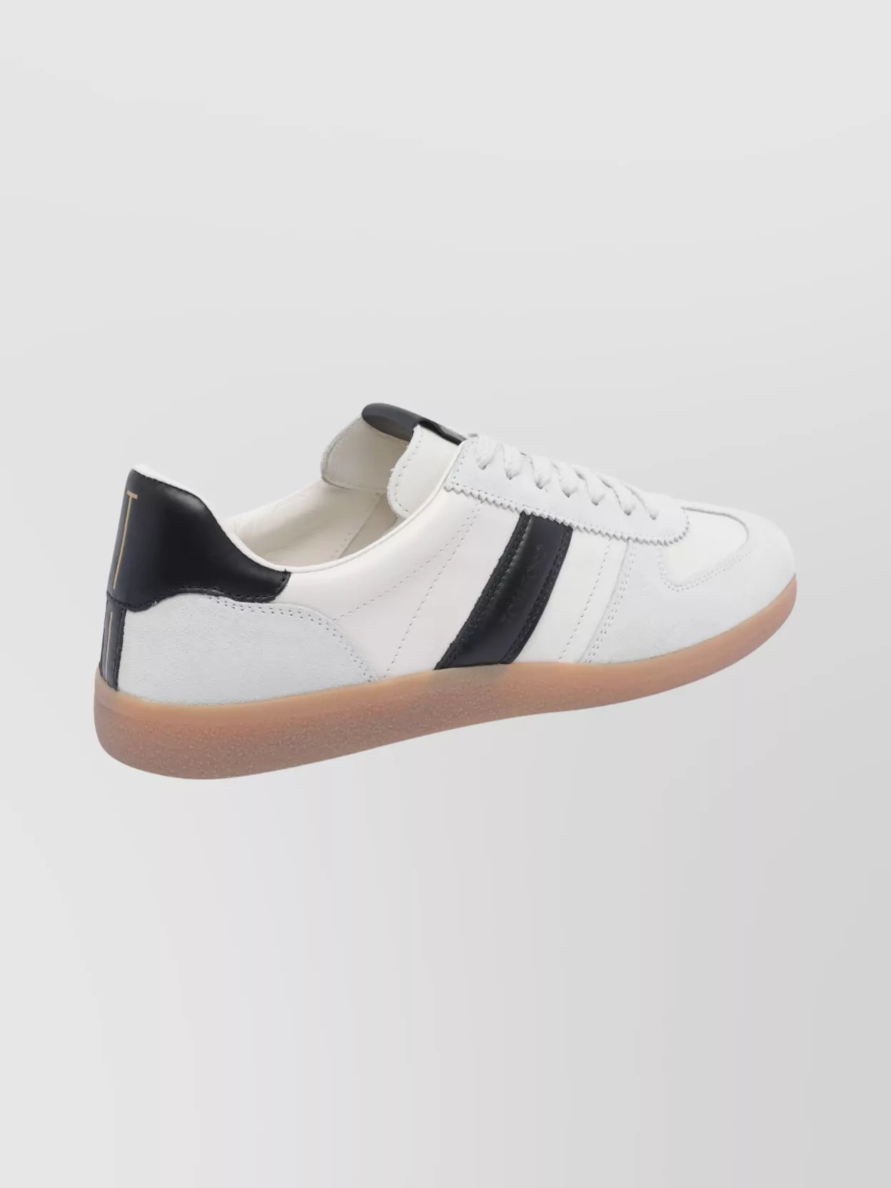 Tom Ford Suede Low Top Sneakers With Contrast Stripe