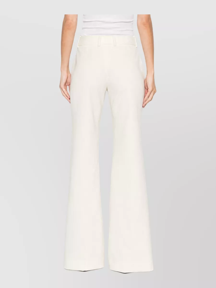 Ermanno Scervino Virgin Wool Flared Trousers