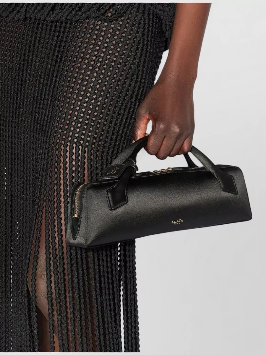 Alaïa Silk Mini Clutch Bag