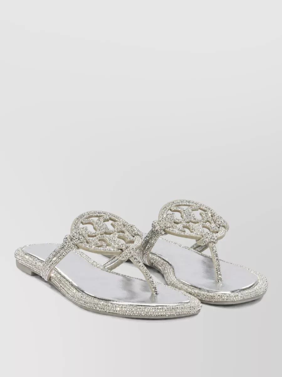 Tory Burch suede flat sandals