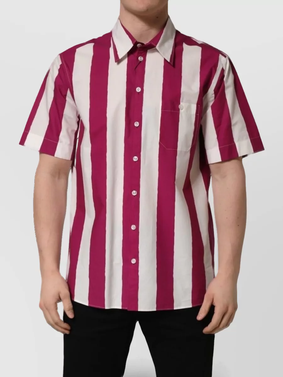 Dolce&Gabbana striped short-sleeve shirt