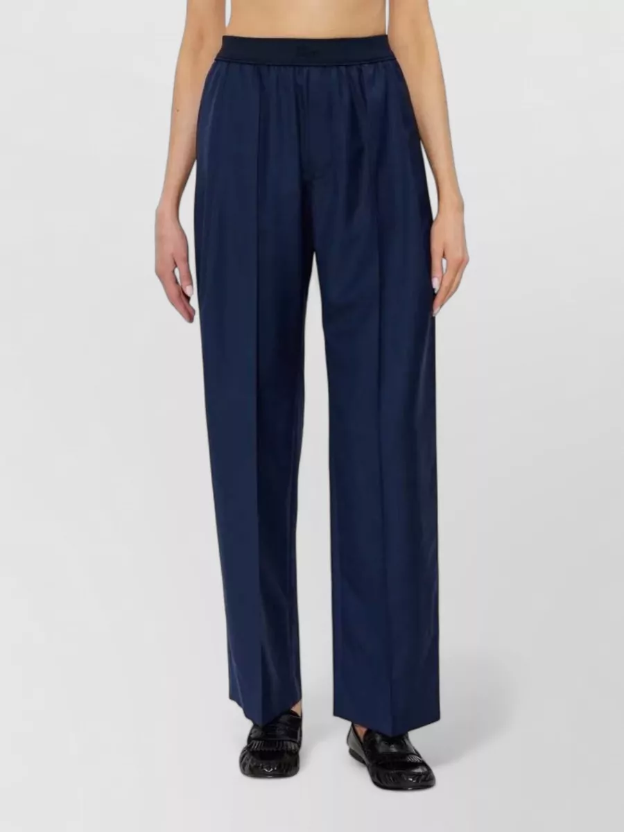 Kenzo Wool Straight Leg Suit Trousers