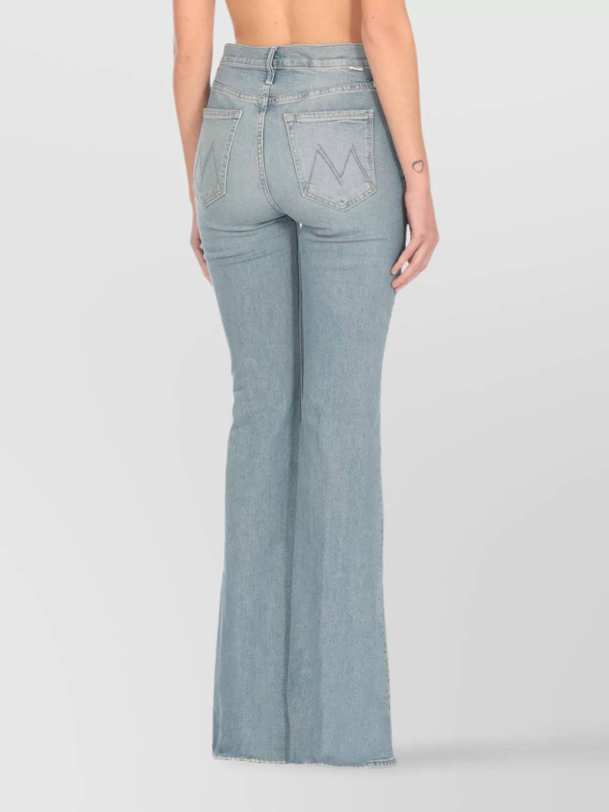 Mother Trousers Straight Leg Flared Design