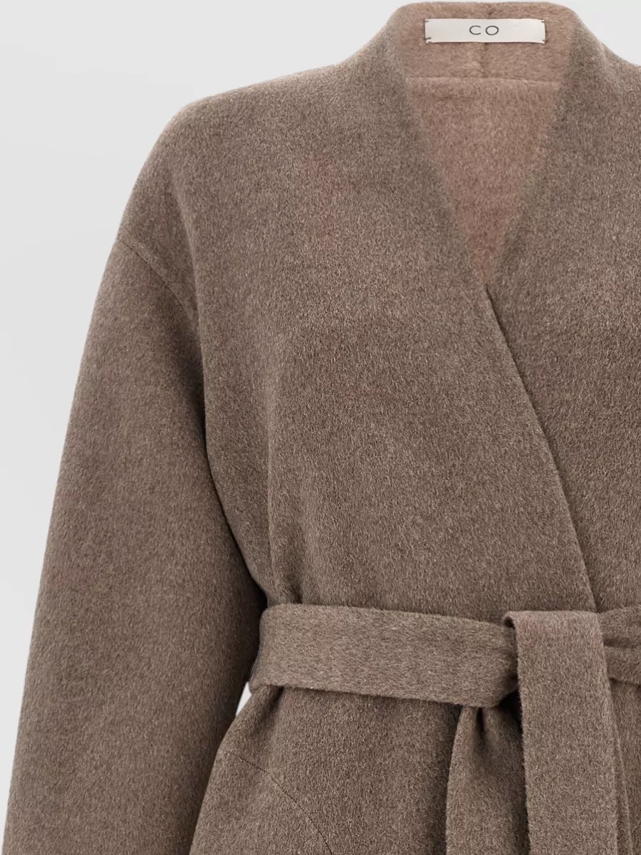 Co Wool Belted Coat