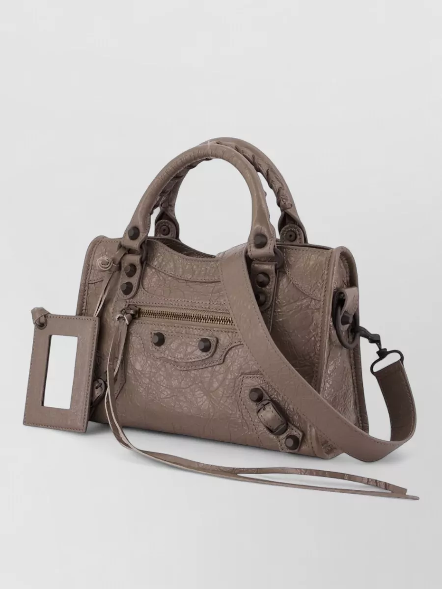 Balenciaga Le City Mini Leather Shoulder Bag