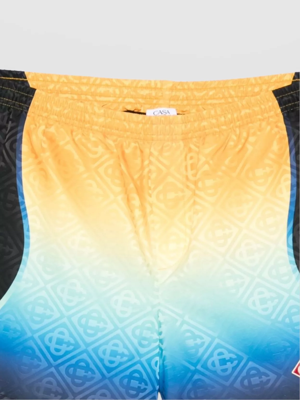 Casablanca Gradient Jacquard Beach Shorts In Multi