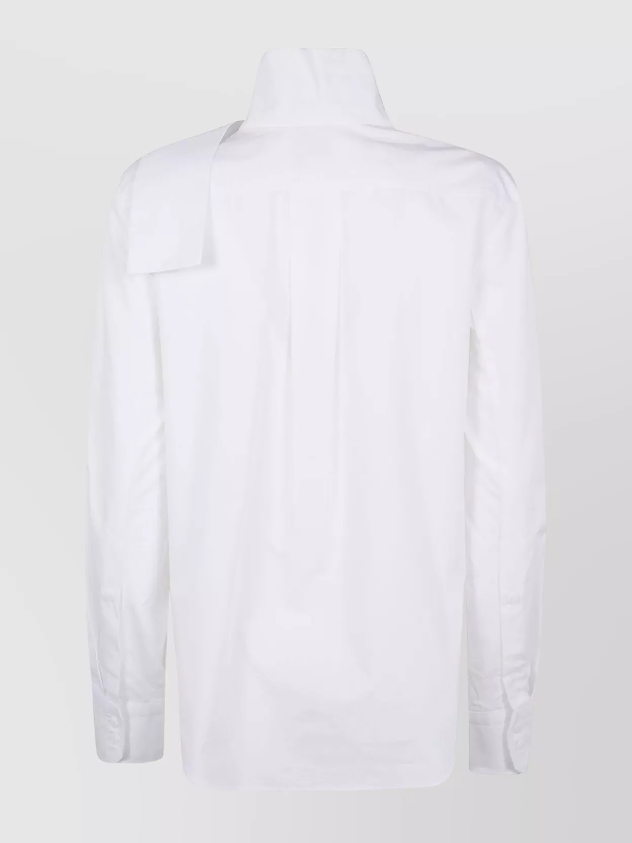 Patou Ascot Collar Blouse Clothing In White
