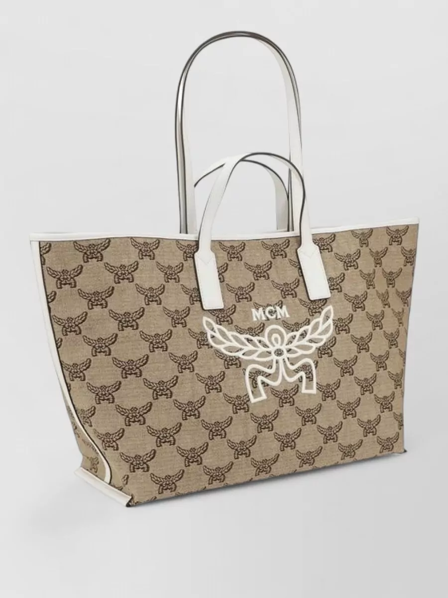 Mcm medium himmel leather beach bag